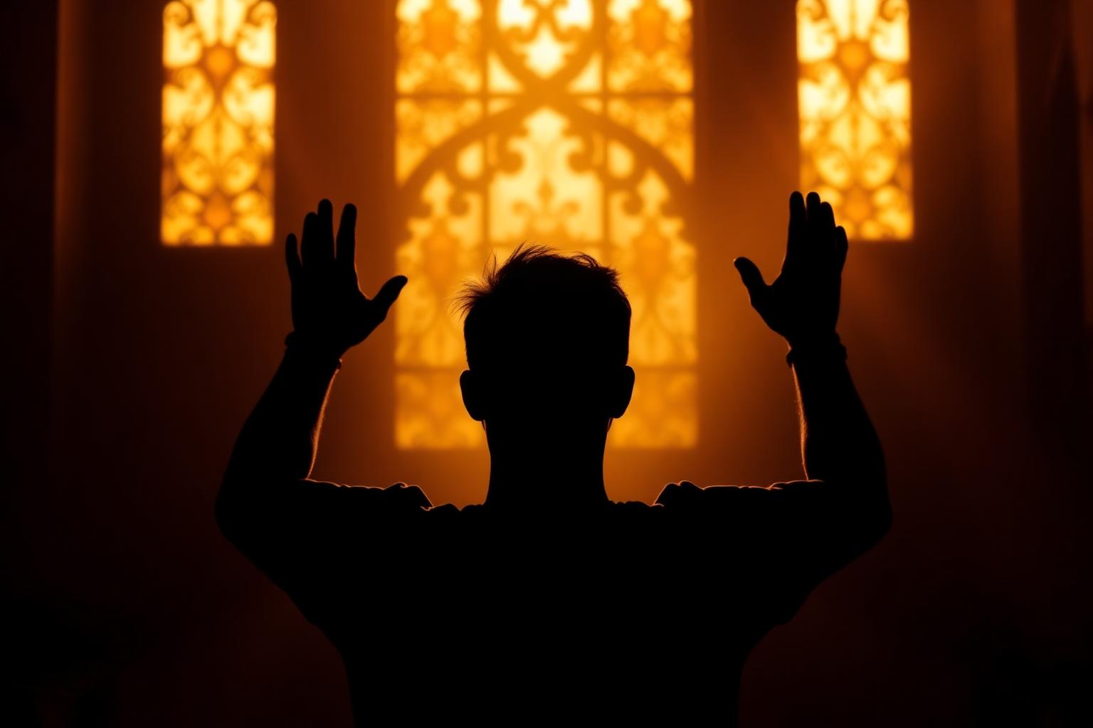 Worship in cathedral light